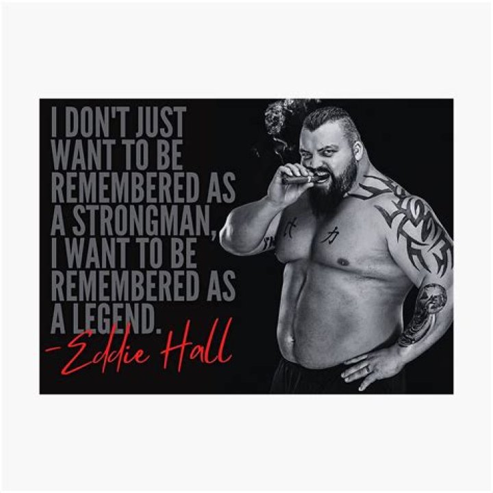 Eddie Hall inspiring quotes