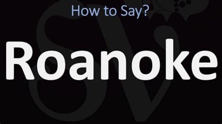 How to pronounce roanoke